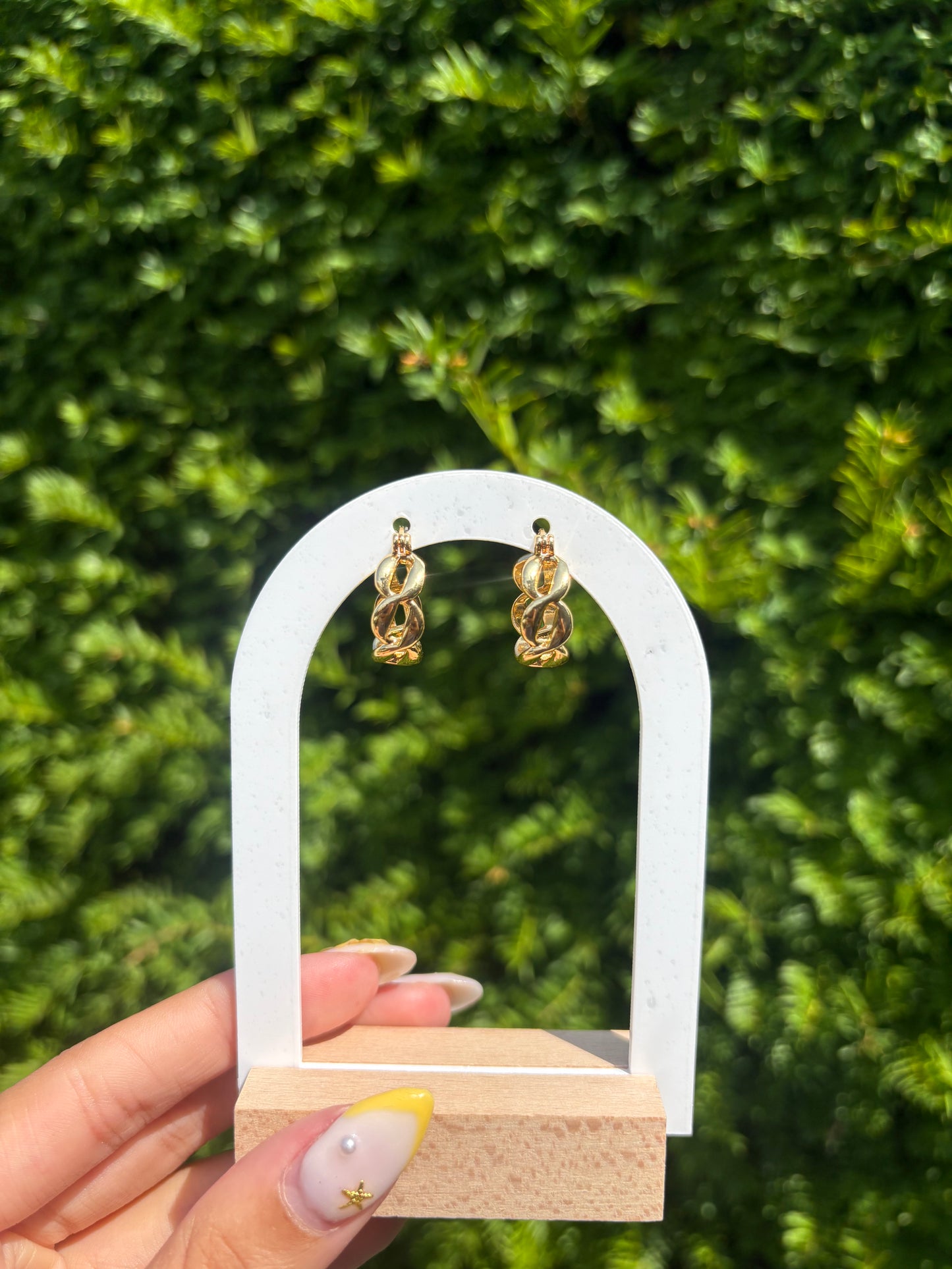 Boucles d’oreilles Ninon or