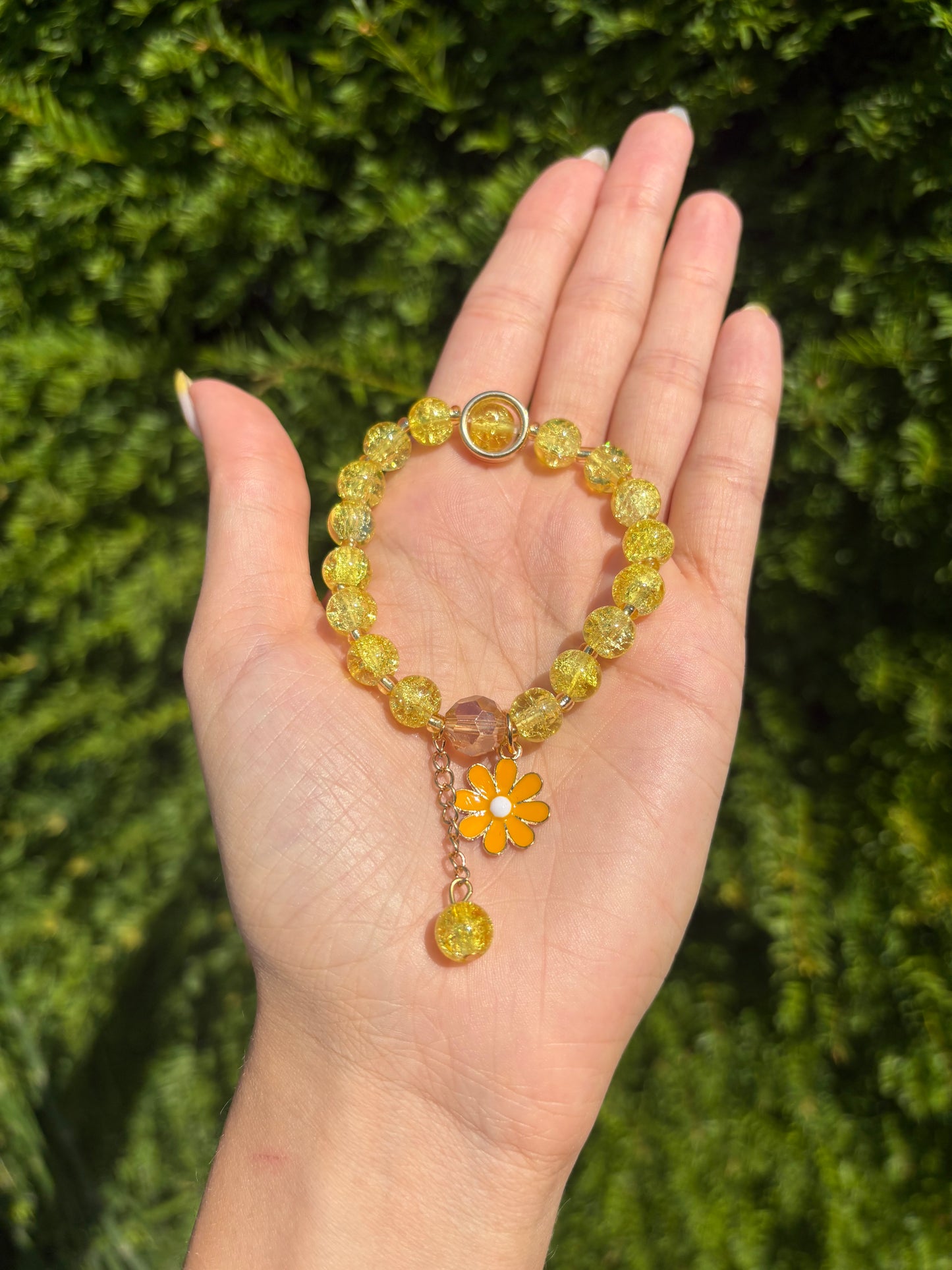 Bracelet Marguerite jaune