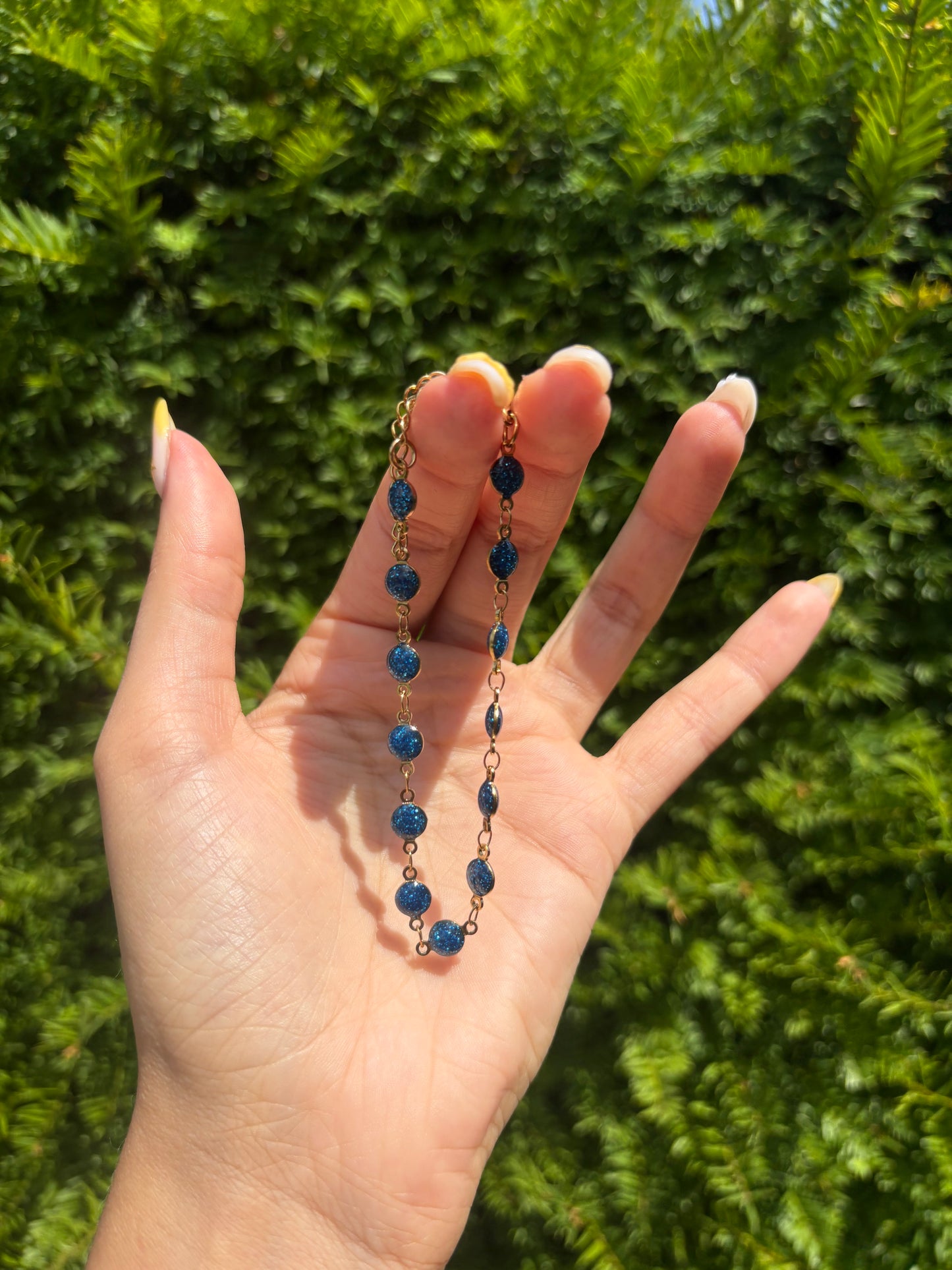 Bracelet Inès bleu