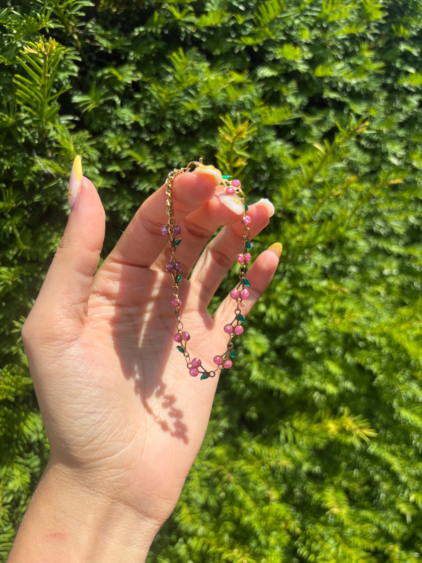 Bracelet Cerise rose