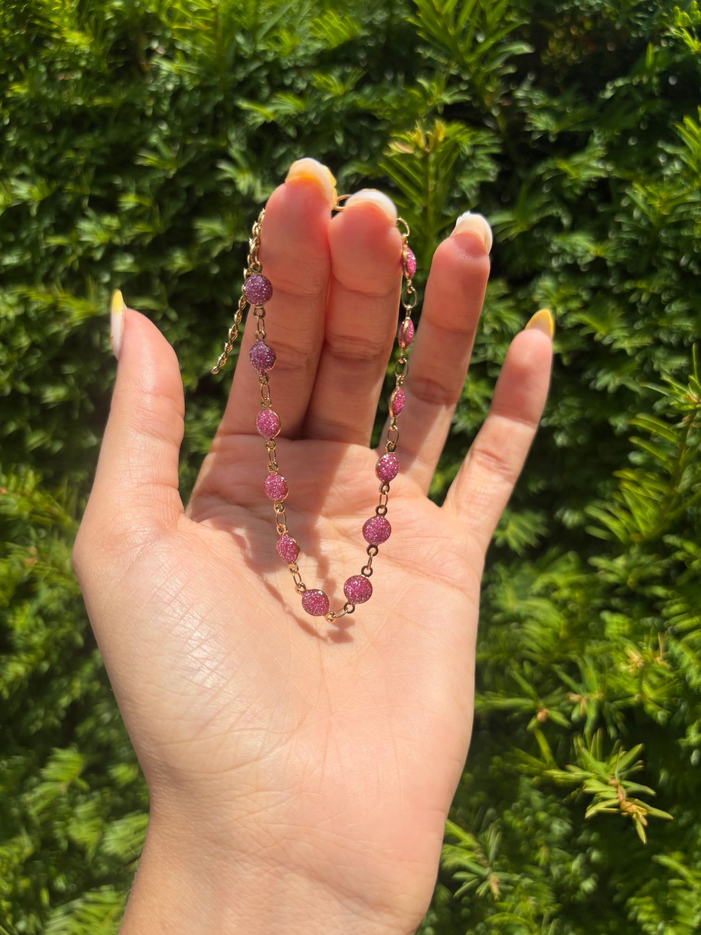 Bracelet Inès rose