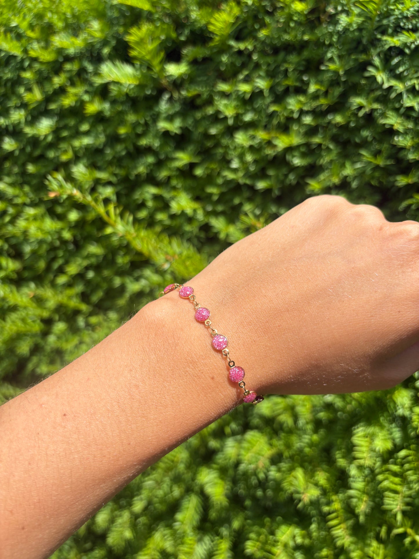 Bracelet Inès rose