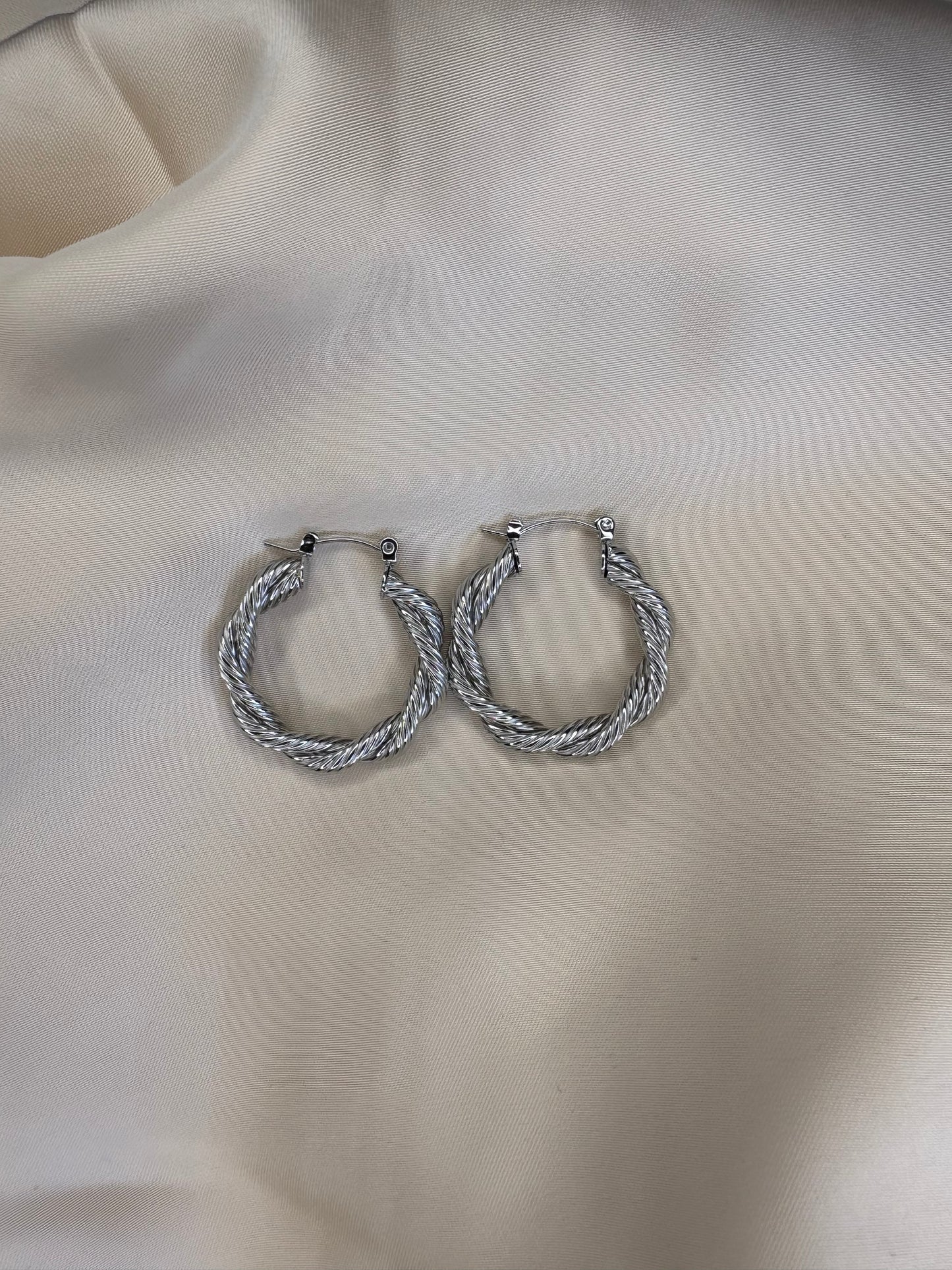 Boucles d'oreilles Jessie argenté