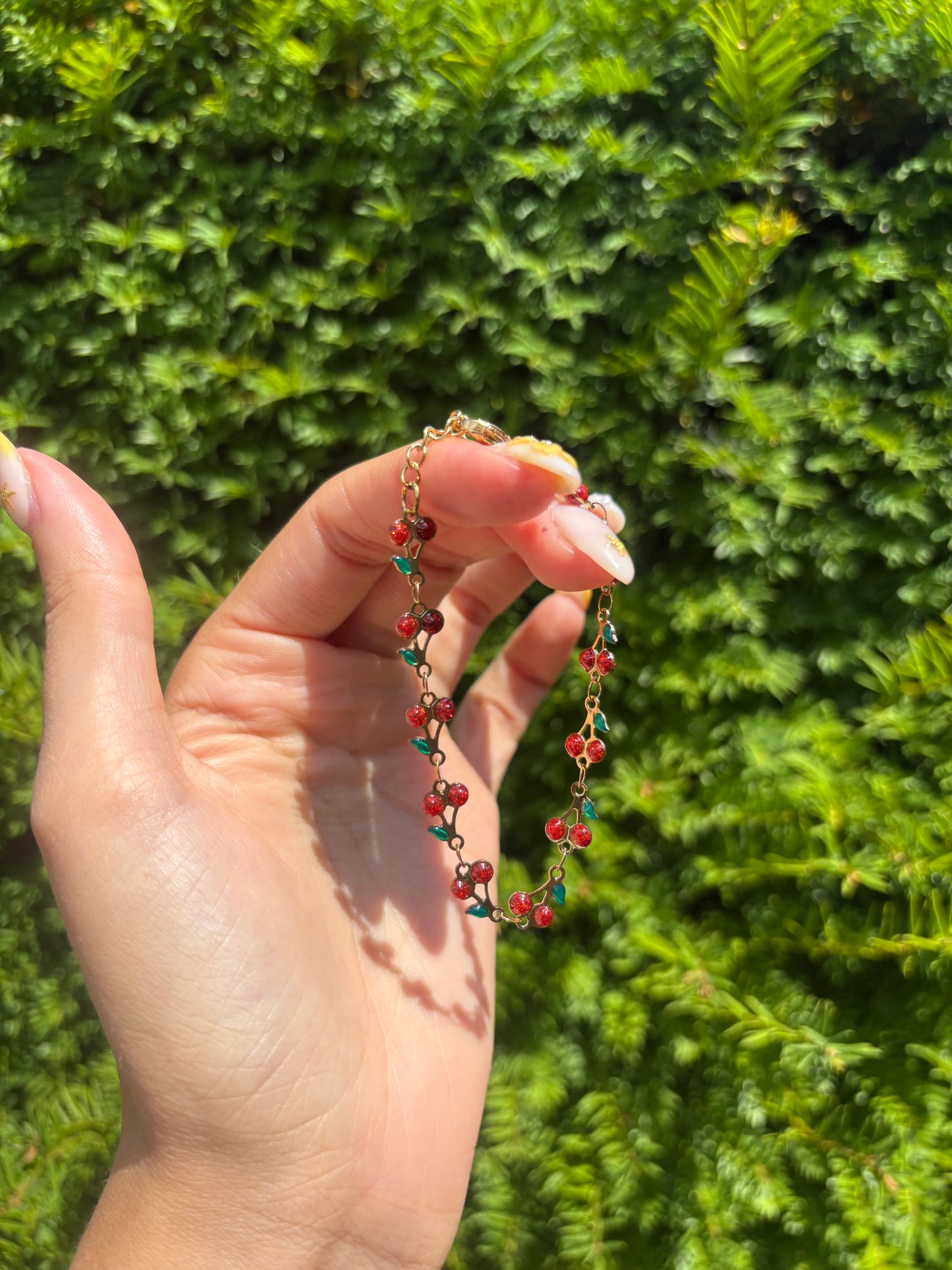 Bracelet Cerise rouge