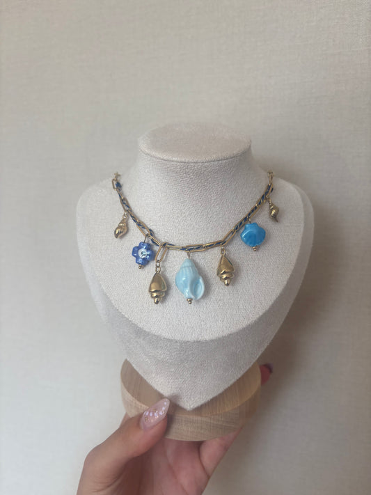 Collier Nelya Bleu