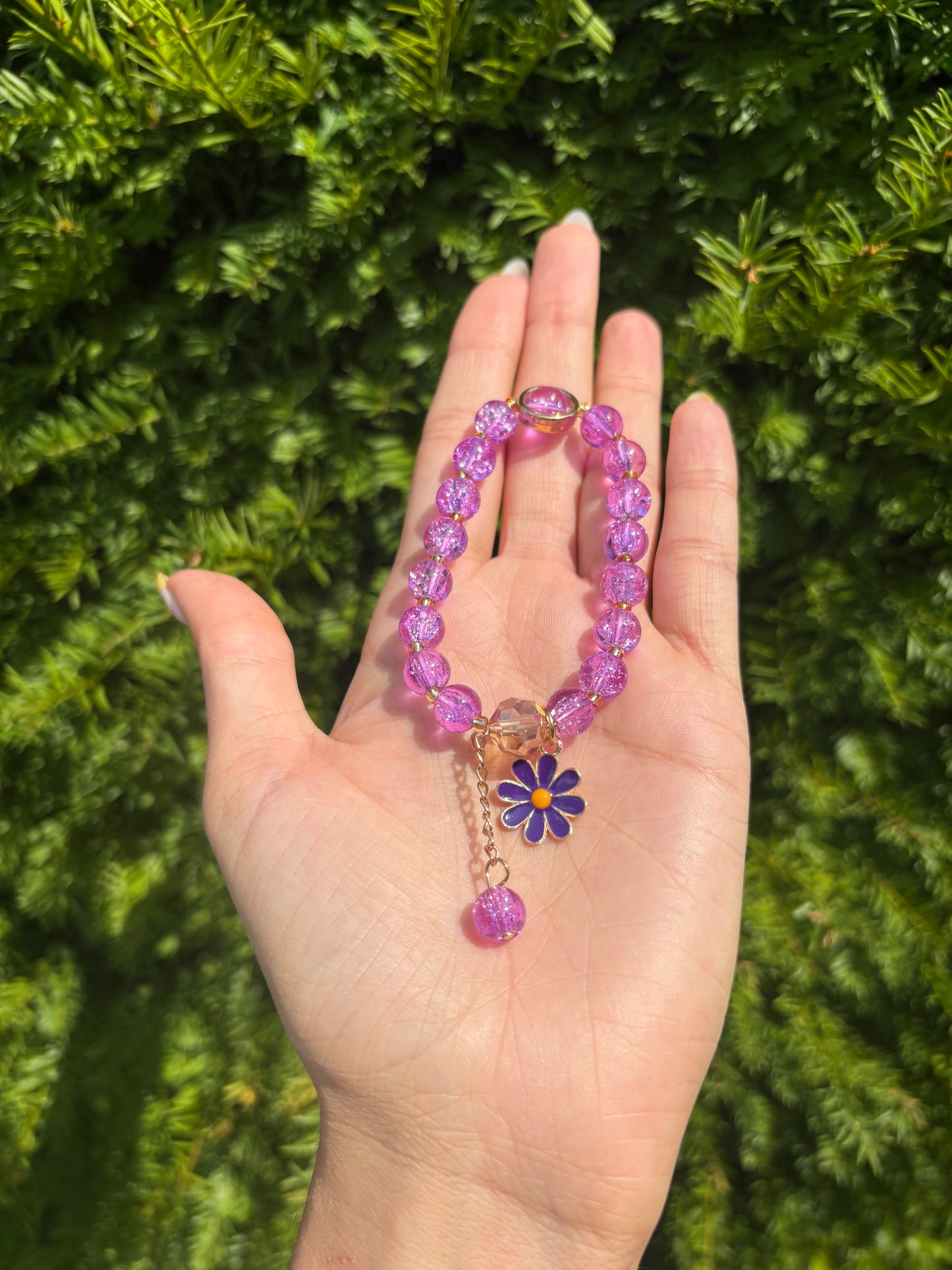 Bracelet Marguerite violet