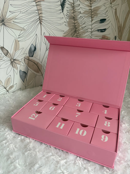 Calendrier de l’avent argent 12 cases